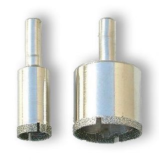 pc DIAMOND HOLE SAW Drill Bit Set Nickel Plated   Hole Sizes 1/2 