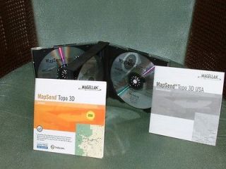   listed Magellan Mapsend Topo 3D USA Mapping software Thales Navteq