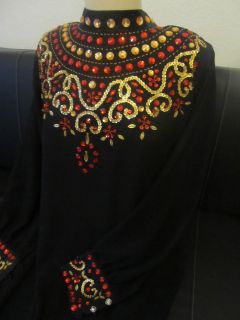   XL Abaya Takshita Takchita Jilbab Oriental Wedding Henna Dress N.7