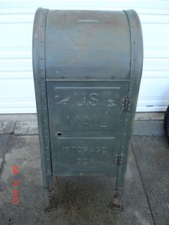 1936 ORIGINAL U.S. MAILBOX TRANSFER BOX THE VAN DORN IRON WORKS CO 