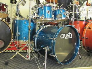   Drum Set Sublime Tour Maple Deep Blue Sparkle 20 5 Piece Shell Pack