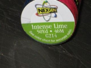 Next Gen INTENSE LIME GREEN 50yd for Gerber Edge 1 & 2 G214 Foil 
