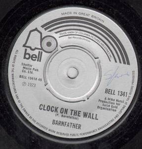 BARNFATHER clock on the wall 7 b/w hollywood girls (bell1341) writing 