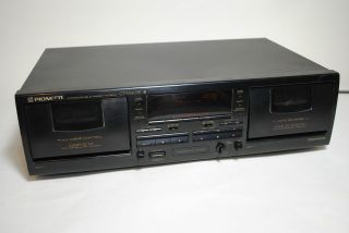   W403R Stereo Dual Cassette Deck  Dolby  Tested, Working (see video