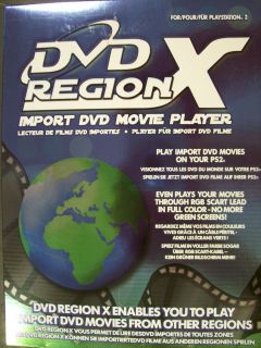 Datel Code Junkies Region X PS2 DVD PAL NTSC Movie Player Multi Region 
