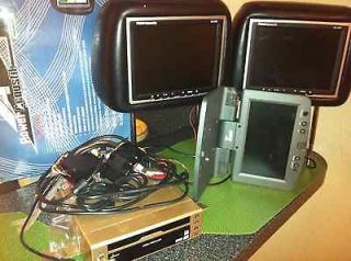 Power Acoustik Monitors with TV and DVD player