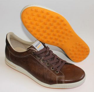 ECCO Street Golf Shoes Sepia/Coffee All Sizes 
