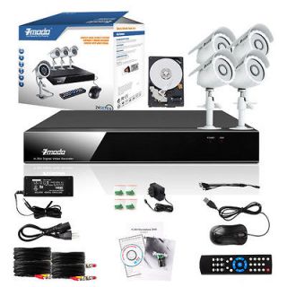   CCTV Home Video Surveillance Security Camera DVR System 500GB HD