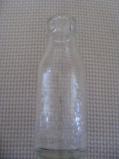   COLLECTABLE 4 ¼” CLEAR GLASS BOTTLE THOMAS A EDISON BATTERY OIL