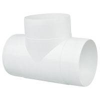   Fan Ducting or T Piece for Extractor Fan 4inch/100mm Duct Pipe Hose