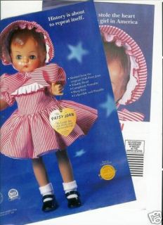 1995 Effanbee Collectors Society Patsy Joan Repro Doll Ad Page 