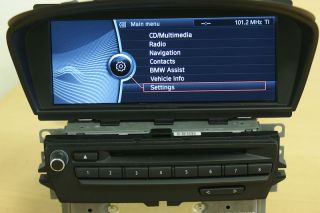 BMW PROFESSIONAL CIC NAVIGATION SYSTEM MONITOR DVD GPS E90 E91 E92 328 
