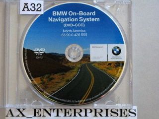   335i 335xi 335Ci 335Cic M3 Navigation DVD Map # 555 Release 2007.2 OEM