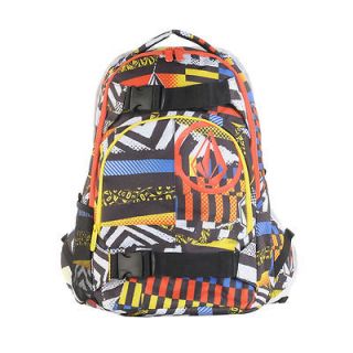 Volcom Equilibrium Skate Backpack School Bag Multi NEW NWT