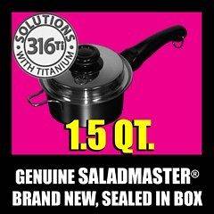 NEW] Saladmaster ® 1.5 Quart Titanium Covered Roaster