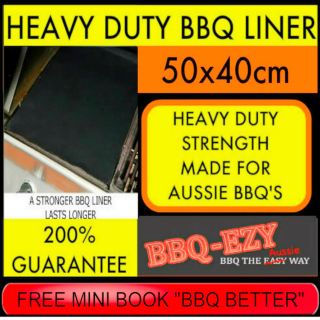 HEAVY DUTY BBQ LINER 50x40cm for BBQ plate,great 4 korean bbq 