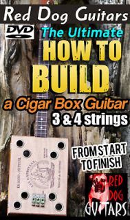   Box Guitar DVD lesson 3 & 4 string great for your parts kit or amp