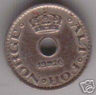Norway Norge 10 ORE 1926 Coin Coins XF RARE