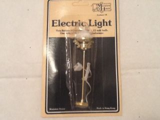   Miniature Electric Lighting 12 Volt Victorian Floor Lamp New In Packag