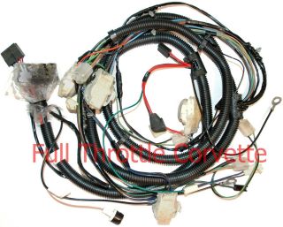 1982 Corvette Forward Lamp Wiring Harness Without Tape Player Option