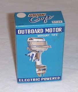 Vintage Mercury B/O Toy Electric Powered Outboard Boat Motor BOX ONLY