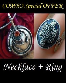 Elena Necklace + Damon Ring Vampire Diaries Inspired Unusual Gift for 