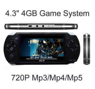 New 4.3 4G  MP4 MP5 Player 720P TV OUT Game console system for PSP 