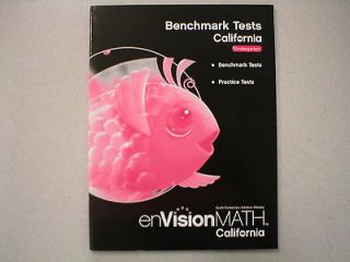   Math Kindergarten California Benchmark Tests book ISBN 0328344354