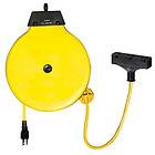 Tool 73340 Retractable Extension Cord Reel Metal Housing 30 Yellow