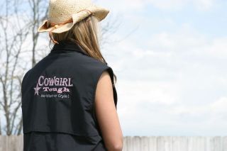 COWGIRL TOUGH REVERSIBLE TERRATEK NYLON AND FLEECE VEST