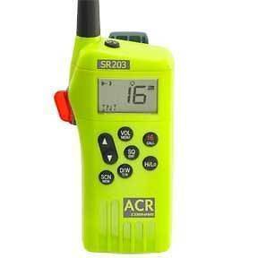 ACR 2827 SR203 GMDSS Emergency Survival VHF Marine Radio Multi Channel