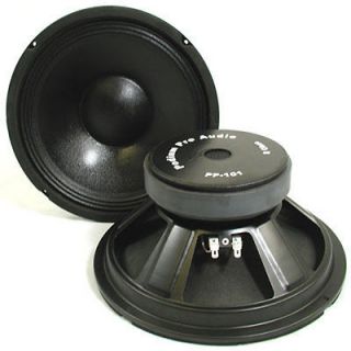 10 DJ PA Replacement Speakers Woofers Pair New PP101