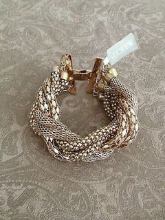 Auth. J.Crew Long Woven Bangle Bracelet SOLD OUT $78 RAREGreat Gift 