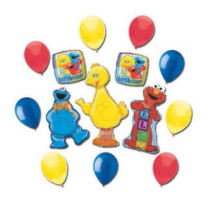COOKIE MONSTER Birthday Balloons Decorations Supplies Party Sesame 