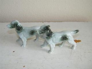 Vintage Ceramic English Setter Pointer Dog Figurine Napcoware Made in 