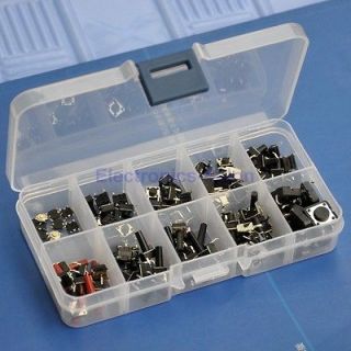 Momentary Tactile Button Switch Assortment Kit. 10 types, each 10PCS 