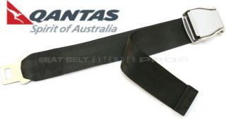 Qantas Airplane Seat Belt Extender   Fits Most Airlines   Adjustable