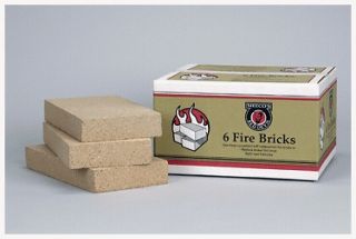   INC Replacement fire brick 6 Qty Wood Burning Stove Furnaces Fireplace