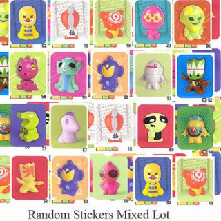 GoGos Crazy Bones   Stickers   Mixed Lot of 25 Different