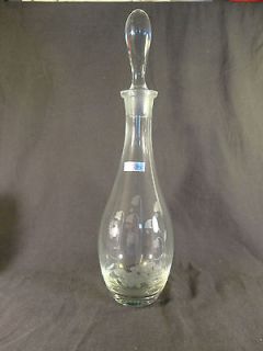 Toscany Hand Blown Etched Romanian Decanter Lid Is Glass 16 Excellent 