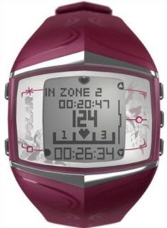   Womens Heart Rate Monitor Watch Purple Fitness Sports Workout New F