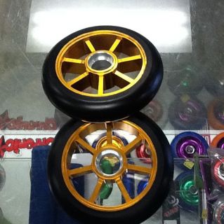Eagle Wheels for Push Scooters Razor Phoenix Lucky Black Gold
