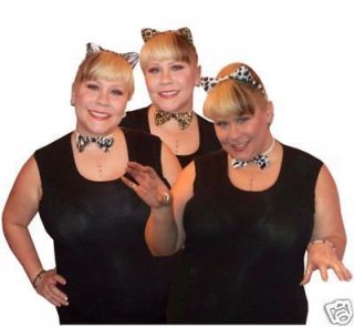 Kitty Cat Plush Halloween 3pc Costume Accy Kit FREE S&H