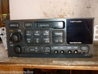 98 01 Chevy Blazer Jimmy Camaro Radio Cassette Player 16232121 *