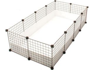 NEW Cube & Coroplast Guinea Pig Cage 2x4 Grid C&C   Large