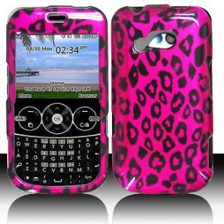 Pink Leopard Faceplate Hard Shell Cover Phone Case Protector for LG 