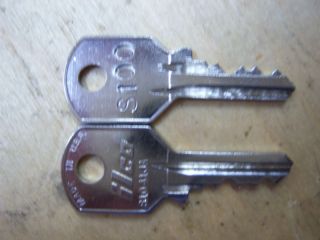 All Steel Fili​ng Cabinet Chi​cago Lock Keys​ By code S100