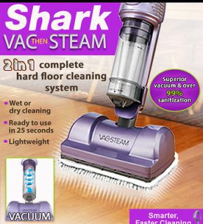 Shark MV2010 Vac Then Steam Hard Floor Cleaning System by Euro Pro