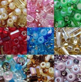   BEAD MIXES MULTI SHAPE MULTI COLOR and FINISHES 25grams 