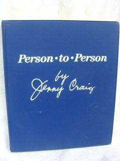 Jenny Craig Person to Person 16 Cassette Tapes